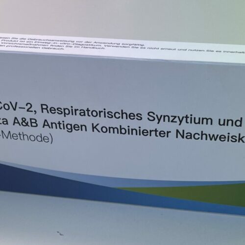 Macro Micro Test – 4 in 1 SARS-CoV 2 + RS-Viren + Influenza A+B | 20 Stück | Einzeln verpackt